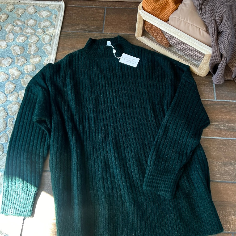 Mud Pie mockneck sweater